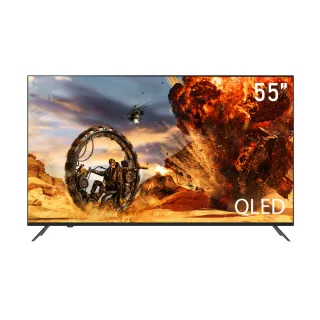 【SANSUI 山水】55型 QLED Google認證4K HDR 量子智慧聯網液晶顯示器(SUTV-Q55 基本安裝)