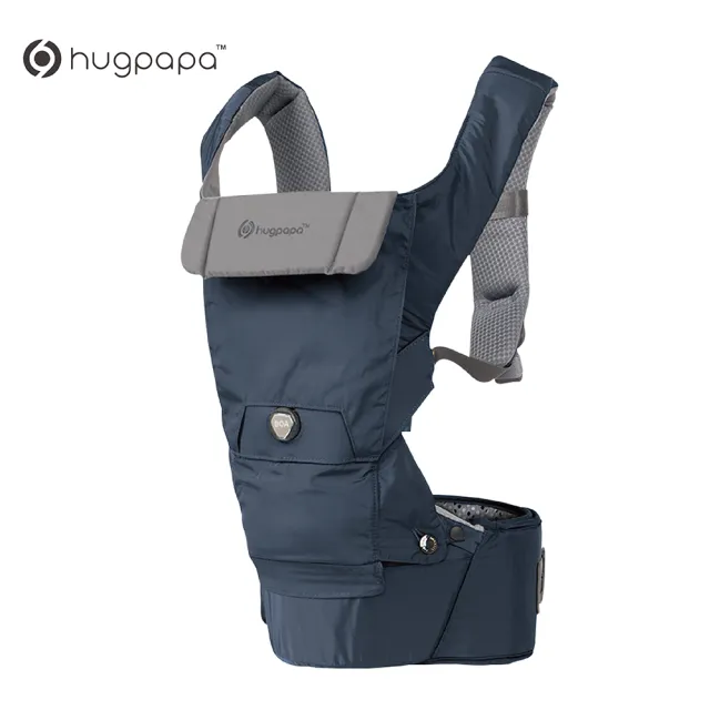 【hugpapa】DIAL-FIT PRO 韓國嬰兒透氣減壓背帶 新生兒腰凳背巾/揹巾(4色/全新升級款)