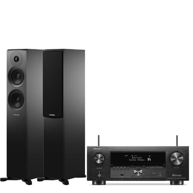 【Denon 天龍】兩聲道音響組合(AVR-X4800H+Dynaudio Emit 30 喇叭)