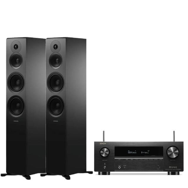 【Denon 天龍】兩聲道音響組合(AVR-X2800H+Dynaudio Emit 50 喇叭)