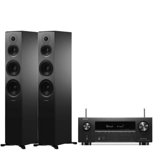 【Denon 天龍】兩聲道音響組合(AVR-X2800H+Dynaudio Emit 50 喇叭)