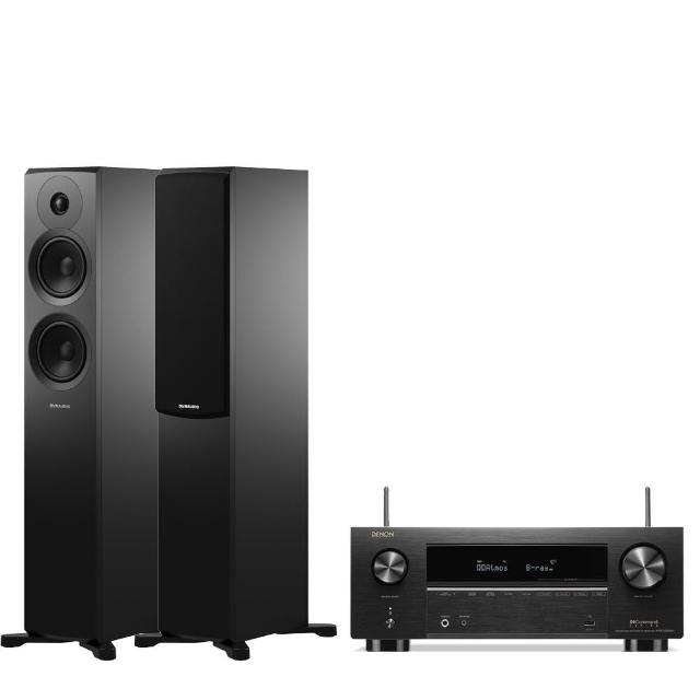 【Denon 天龍】兩聲道音響組合(AVR-X2800H+Dynaudio Emit 30 喇叭)