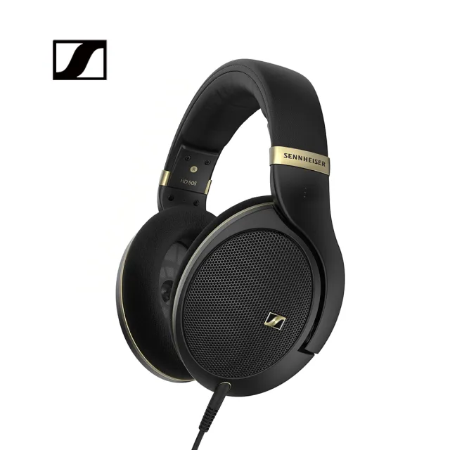 【SENNHEISER 森海塞爾】HD 505 開放式耳罩耳機 曜金色