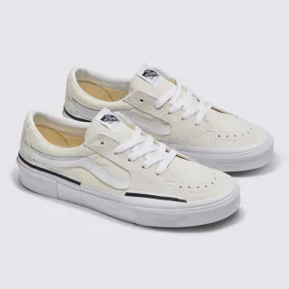 【VANS 官方旗艦】SK8-Low Rearrange 米白色滑板鞋/休閒鞋/帆布