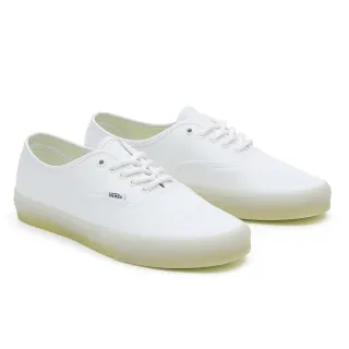 【VANS 官方旗艦】Authentic 白色滑板鞋/休閒鞋/帆布