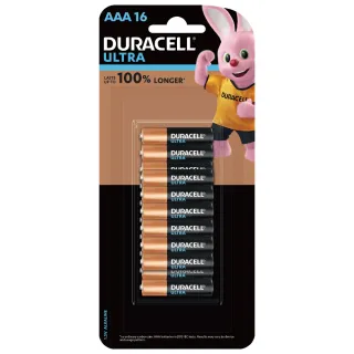 【DURACELL】金頂 ULTRA超能量-4號AAA(16入裝)