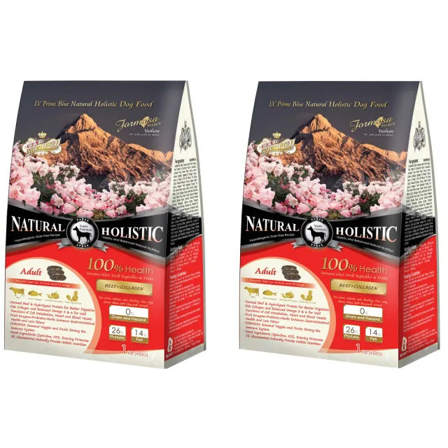 【藍帶】無穀濃縮 2包超值組 成犬 450g 牛肉+膠原蔬果(成犬 狗飼料 無穀飼料 寵物飼料)