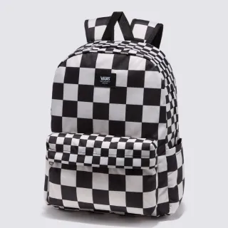 【VANS 官方旗艦】Winter Lifstyle Old Skool Check Backpack 男女款黑白棋盤格後背包