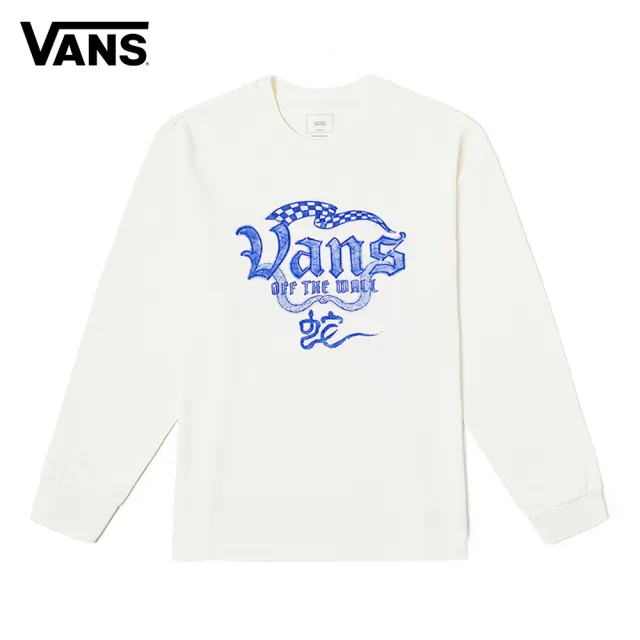 【VANS】官方旗艦 蛇年限定系列 米白色長袖T恤