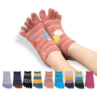 【蒂巴蕾】6雙組-消臭乾爽立體五趾襪-M號/L號 男 女(除臭襪 消臭五指襪 除臭五指襪 男襪 女襪)