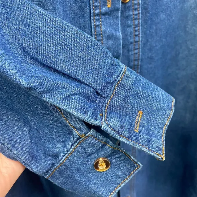 【buyer 白鵝】刷色 休閒口袋長版洋裝外套(深藍)
