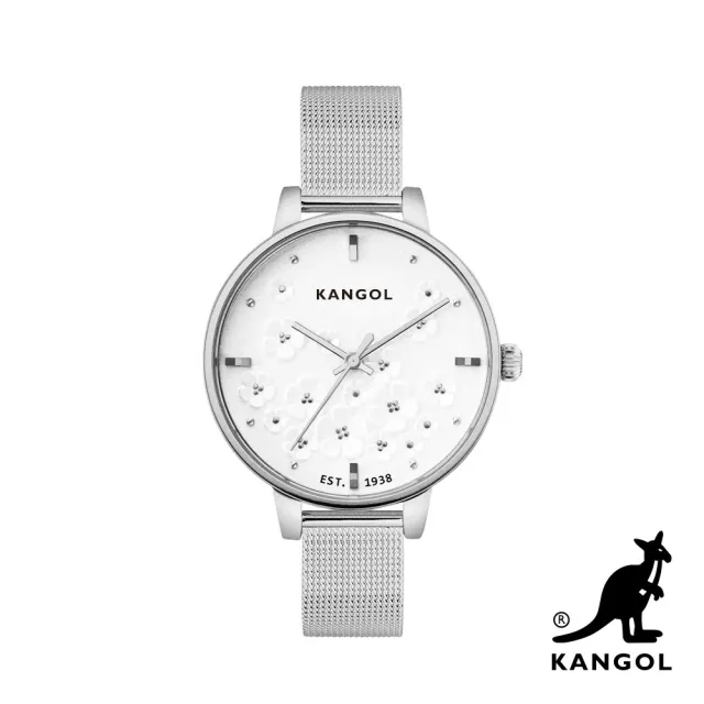 【KANGOL】下單登記贈100MO幣│英國袋鼠 最新優雅晶鑽錶/手錶/腕錶(多款任選)
