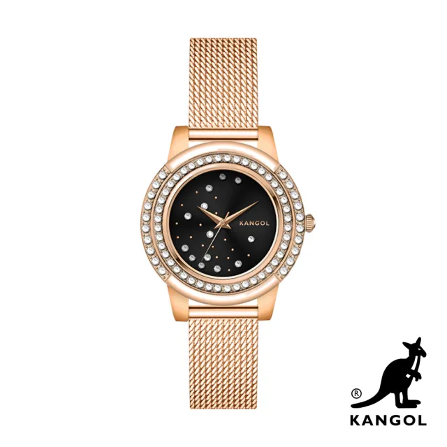 【KANGOL】下單登記贈100MO幣│英國袋鼠 最新優雅晶鑽錶/手錶/腕錶(多款任選)