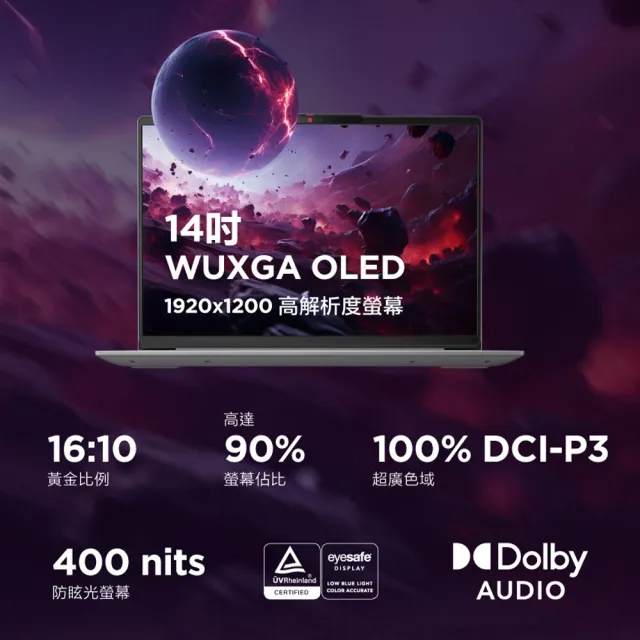 【Lenovo】微軟M365一年組★14吋Ultra 5輕薄AI筆電(IdeaPad Slim 5/83DA006HTW/Ultra 5-125H/16G/1TB/W11)