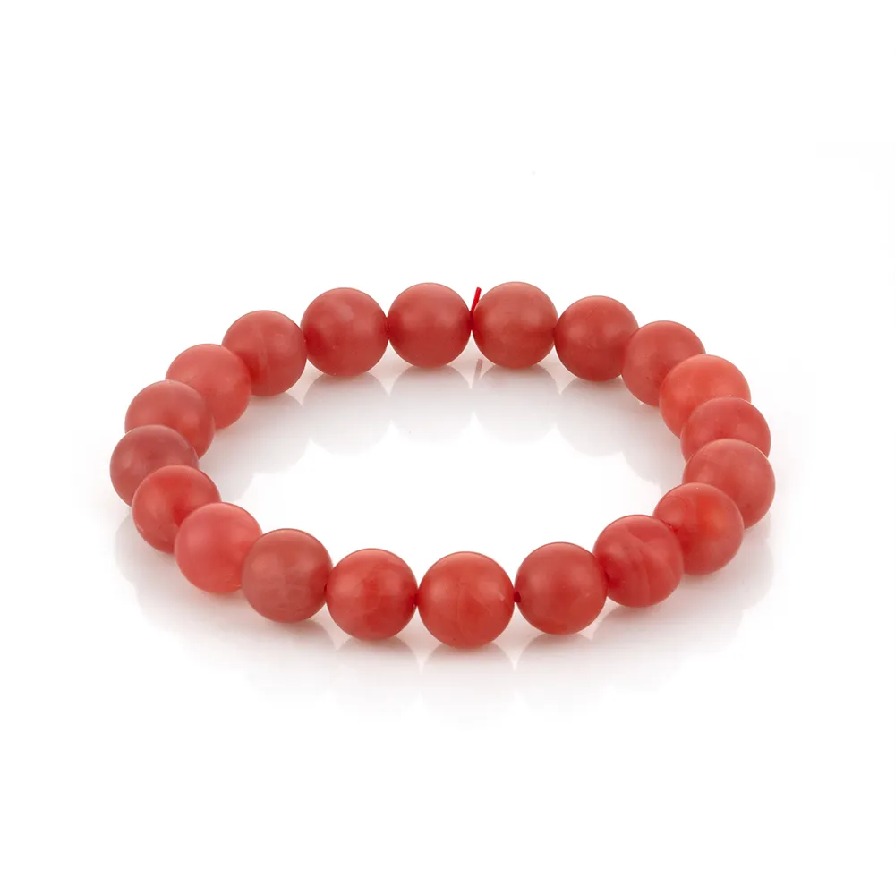 【Woogie武吉珠寶】精品南紅瑪瑙手鍊(保山粉糯9-10mm)