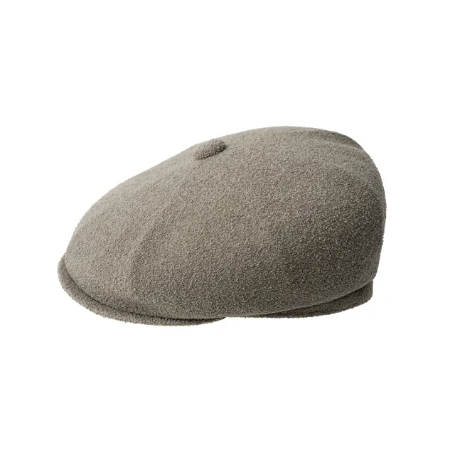 【KANGOL】BERMUDA HAWKER 鴨舌帽(暖灰色)