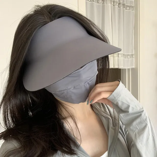 【LEESA】冰絲無痕\小臉神器\防曬帽\帽子\遮陽帽\空頂帽\女帽\女生帽子\太陽帽\防紫外線\韓國帽