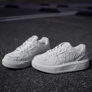 【MLB】Monogram老爹鞋 學長鞋 Chunky Liner系列 紐約洋基隊(3ASXE015N-50WHS)