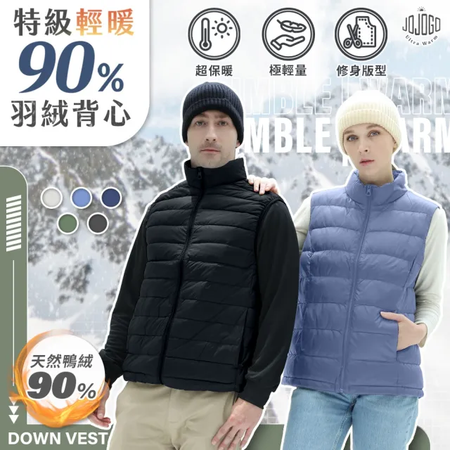 【JOJOGO 揪揪購】雙面穿機能衝鋒衣 衝鋒背心 羽絨外套 羽絨背心(防潑水 保暖透氣 衝鋒外套)