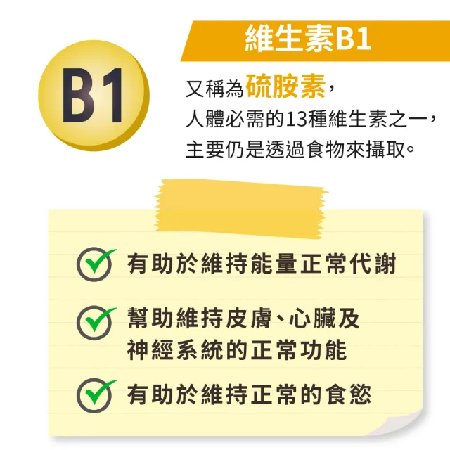 【LOVITA 愛維他】緩釋型維生素B1素食錠*1瓶(50mg 添加維生素B12)