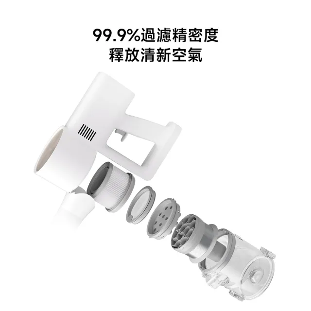 【小米】Xiaomi 無線吸塵器 G20(MOMO獨家/LED探照/25000PA/2合1刷頭/原廠公司一年保固)