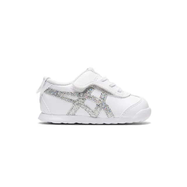 【Onitsuka Tiger】鬼塚虎 -白底銀虎爪 MEXICO 66 小童鞋 休閒鞋 (1184A173-101)