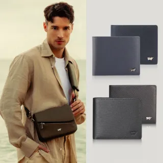 【BRAUN BUFFEL 德國小金牛】期間限定 真皮多卡照片零錢袋男夾短夾皮夾(多款任選)