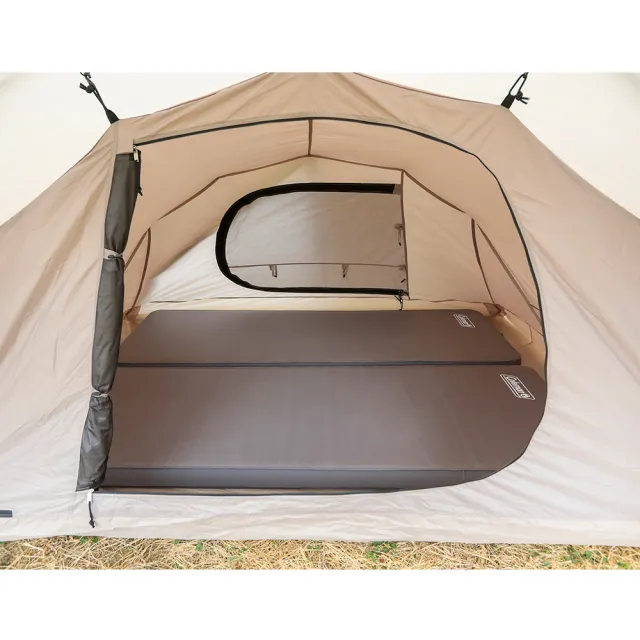 Coleman】ROOMY FRONT 2-ROOM / 灰咖啡/ CM-18351(露營帳篷客廳帳寢室