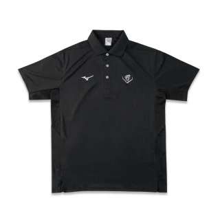 【富邦悍將】2025美津濃球員版POLO衫(黑_S-3XL)