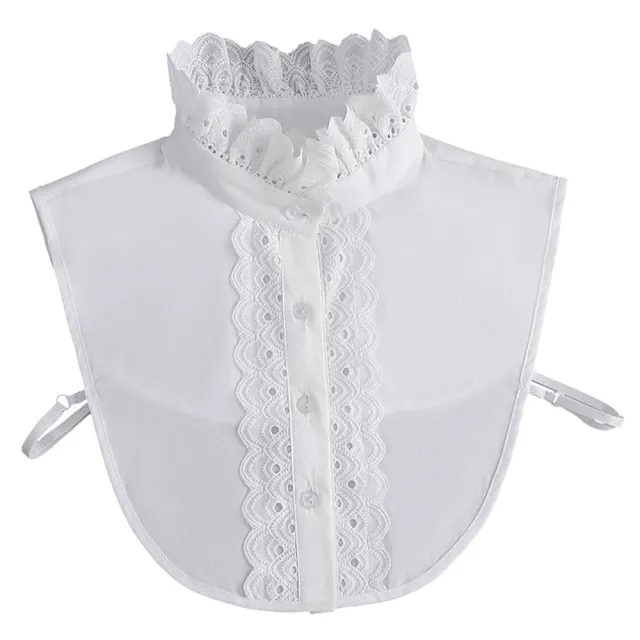 【米蘭精品】現貨+預購 假領子襯衫領片(花瓣立領蕾絲裝飾女裝配件74ko39)