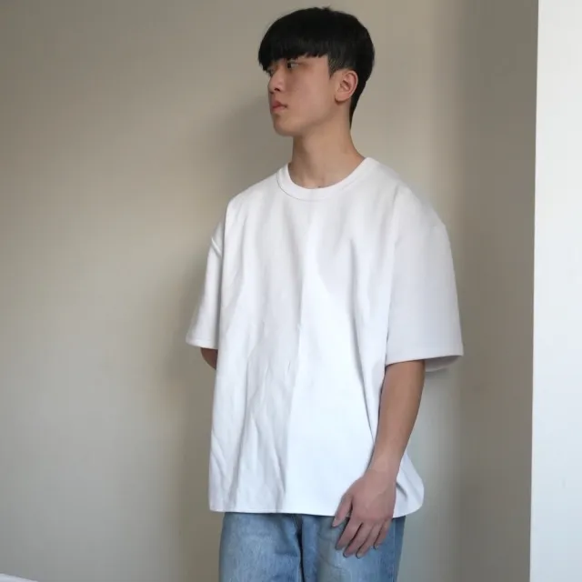 【AMERO】男裝 女裝 短袖圓領Ｔ恤(男裝 女裝 短袖圓領Ｔ恤 圓弧下擺 落肩 情侶裝)（其他規格）
