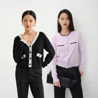 【G2000】女款 假口袋針織外套(4款可選)  洋蔥式穿搭