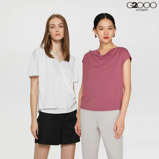 【G2000】短袖針織休閒上衣(3款可選)