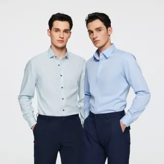 【G2000】免熨燙功能長袖上班襯衫(4款可選)