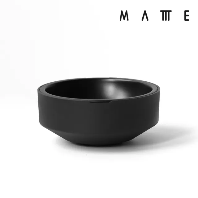【MATTTE】RoLock 寵物不倒大口徑水碗 650ml 不沾黑色(吸地耐撞/內外碗分離/不沾塗層)