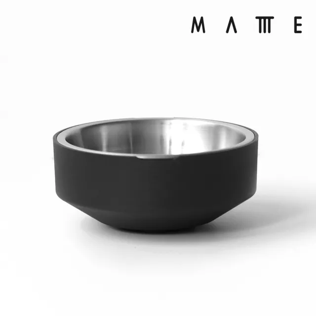 【MATTTE】RoLock 寵物不倒大口徑水碗 650ml 不鏽鋼原色(吸地耐撞/內外碗分離/304不鏽鋼)