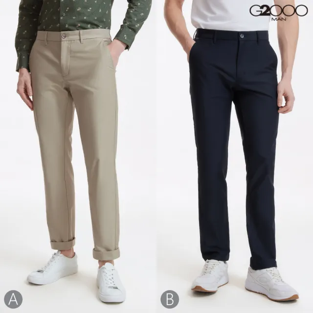 【G2000】男款 出清品 斜紋休閒斜袋長褲(6款可選) 父親節禮物