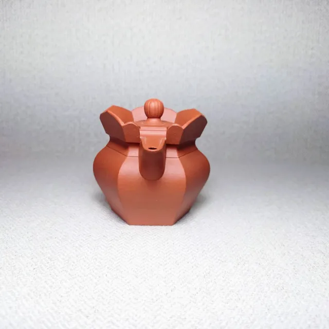 【創藝工坊】紫砂廠技師 李銘 僧帽壺(160cc 早期原礦泥料 值得擁有 完整美品 茶壺茶具 宜興紫砂壺)