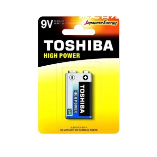 【TOSHIBA 東芝】鹼性9V電池(1入)