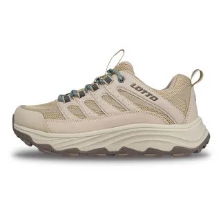 【LOTTO】女 寬楦 CT330 防潑水登山鞋(燕麥色-LT5AWO9321)