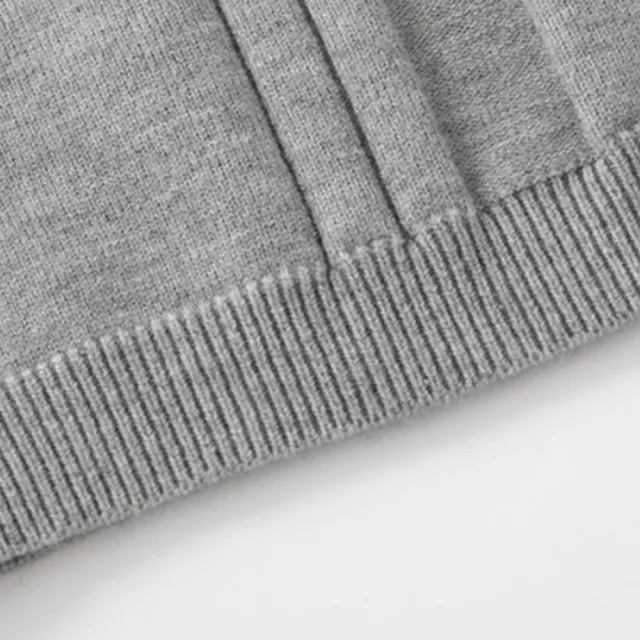 【橘魔法】雙線坑條磨毛針織毛衣(針織衫 長袖上衣 線衫 男童 兒童 童裝)