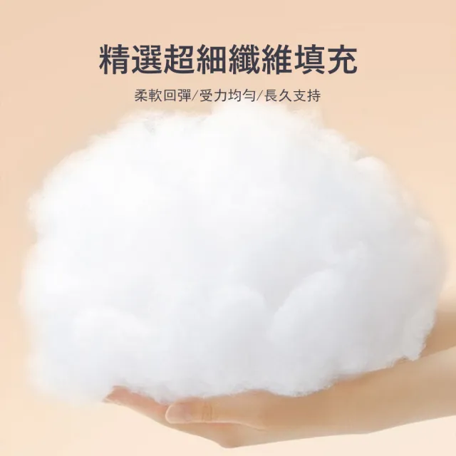 【Sager】雲朵舒適睡眠護頸枕 舒壓枕 頸椎枕 側睡枕/止鼾枕/助眠枕(1入 枕芯)