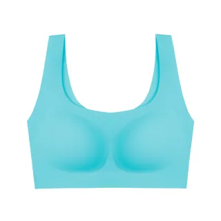 【sloggi】ZERO FEEL 2.0升級版零感系列高圓小V領背心式內衣(土耳其藍綠)