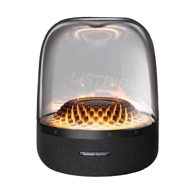 Harman Kardon Aura Studio 4 桌上型藍芽喇叭 360度環繞音效 多媒體電腦劇院音響 黑色 2年保固