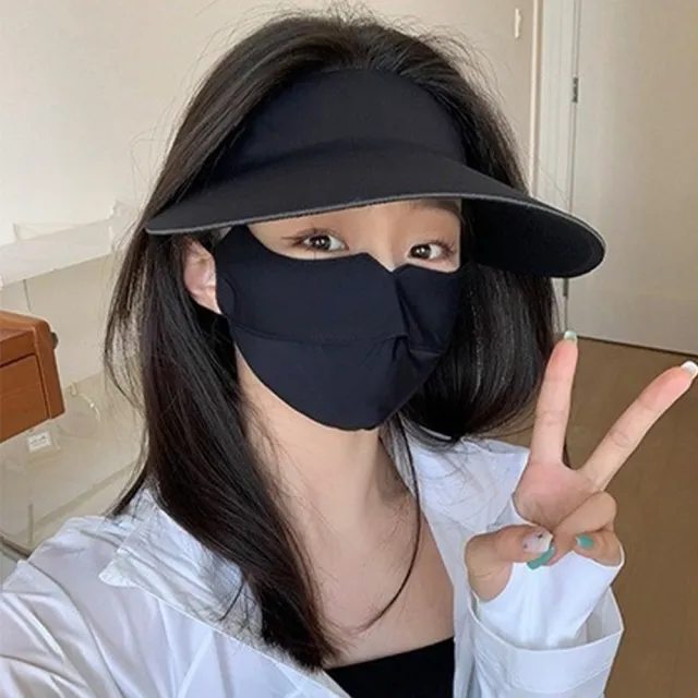 【KT DADA】防紫外線 冰絲無痕 帽子 防曬帽 遮陽帽 空頂帽 小臉神器 女帽 女生帽子 太陽帽 韓國