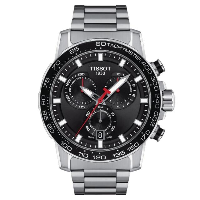 【TISSOT 天梭】SUPERSPORT CHRONO 三眼計時腕錶 618 週年慶 畢業禮物 (T1256171105100)