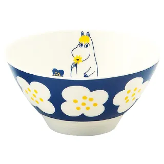 【yamaka】日本製moomin嚕嚕米彩繪陶瓷碗禮盒1入組(MM034-312)