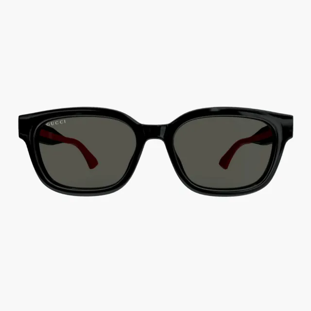 【GUCCI 古馳】方形膠框太陽眼鏡(GG1872SK-001 WEB 系列)