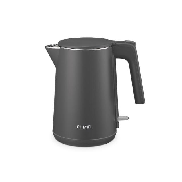 【CHIMEI 奇美】1.0L 304不鏽鋼 雙層防燙快煮壺-夜幕灰(KT-10YPB2)