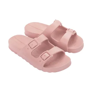 【IPANEMA】雙釦帶造型平底拖鞋(粉色)